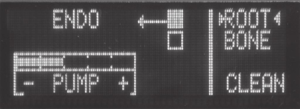 In mode BONE la velocità può essere impostata tra uno e cinque. Il display segnala la velocità prescelta (Fig.8 - Rif.A). A D C B A Fig. 8 Fig. 6 05.
