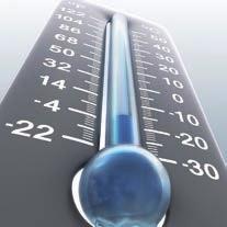 FREDDO NEGATIVO Là dove richiesta una temperatura del fluido di raffreddamento fino a -30 C (con 50% Glicole), offriamo una gamma