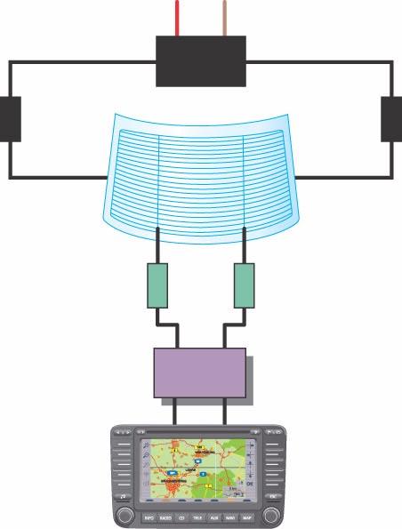 Radio e sistema di navigazione MFD 2 La radio con sistema di navigazione MFD 2 non è provvista di diversity tuner integrato.