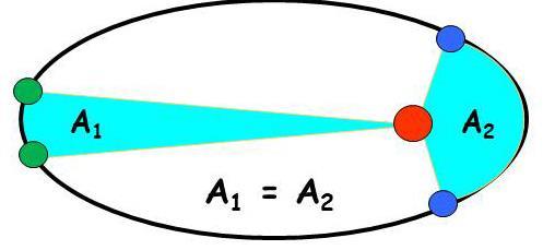 Le Leggi di Keplero II Legge: il raggio vettore che unisce un pianeta al Sole spazza aree uguali in tempi uguali (velocità areolare costante) Conseguenza: La velocità di un pianeta lungo l orbita non
