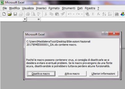 APPENDICE 1 Il comportamento del computer può variare leggermente in base alla versione di OFFICE installata.