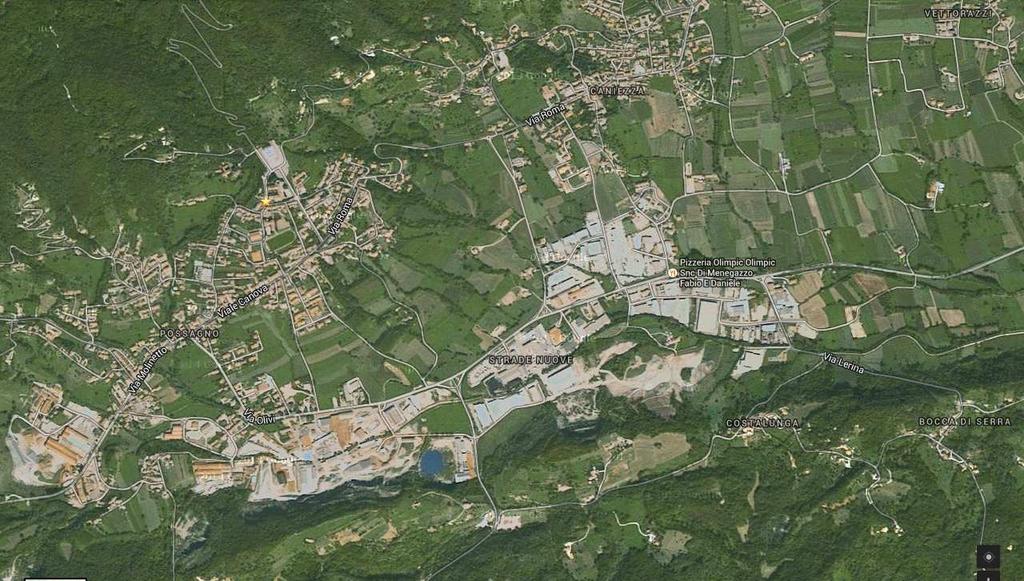 Treviso stazione fissa di monitoraggio via Lancieri di Novara: coordinate GBO x = 1752210 y = 5062705; stazione fissa di monitoraggio della qualità dell aria posizionata in prossimità del centro