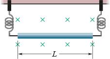 28.20 Un filo rettilineo lungo 1.8 m conduce una corrente di 13.0 A e forma un angolo di 35 con la direzione di un campo magnetico uniforme di intensità B = 1.5 T.