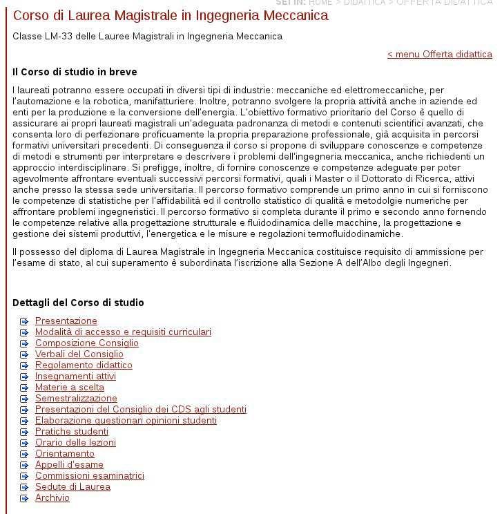 Informazioni di riferimento Ingegneria.unibas.it Personale Didattica Docente Offerta didattica http://ingegneria.unibas.it/site/home/ didattica/offertadidattica/articolo713.
