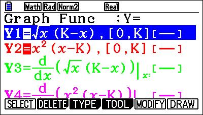 Soluzione dei Punti 3 e 4 del Problema 2 della simulazione della seconda prova di Matematica e Fisica del 02/04/209 Liceo Scientifico A cura del Gruppo Formatori Casio Problema 2.