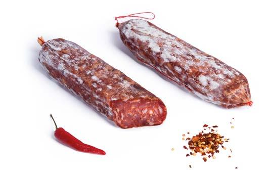 LE SOPPRESSATE Il classico salame locale dalla forma