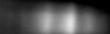 Fig. 2 Una porzione dello spettro grezzo della cometa Lulin.