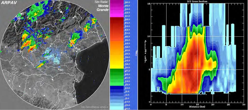 h 15:5 solari di venerdì 1: dei temporali intensi interessano anche altre zone centro-settentrionali, tra cui il Trevigiano