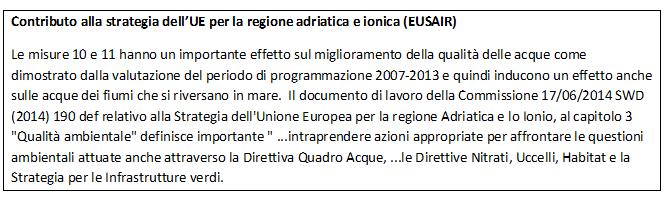 ambientale. Ulteriore contributo a (A) è fornito da M19.