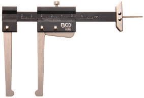 misurazione di: - punti di misura profondi - componenti con conicità interna comprende: - 2 gambe di misurazione - 2 punte di misurazione lunghe - 2