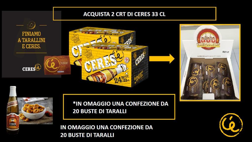 CERES 2 ct CERES + 1ct Taralli omaggio CERES STRONG