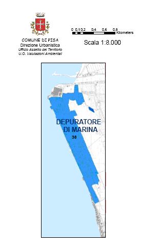 Le cartografie illustrano l idrografia con i corpi idrici superficiali nell intorno dell area, che appartiene al bacino