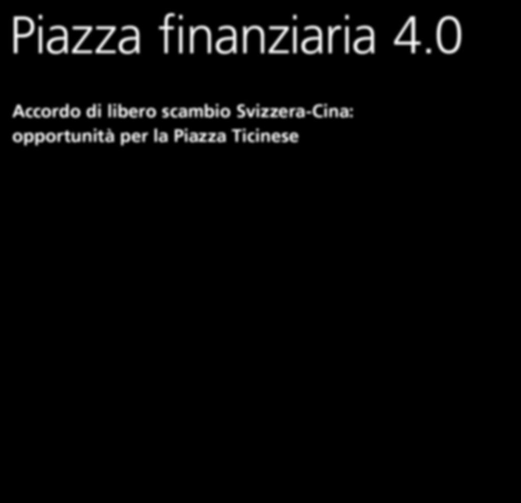 è indirizzato ai Gestori patrimoniali indipendenti attivi in Ticino e mira ad