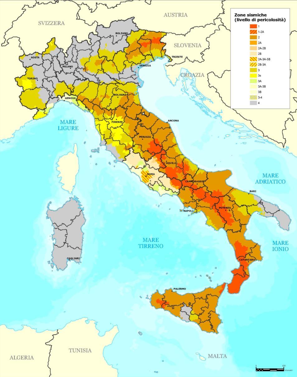 Italia: un territorio a rischio 85% della superficie totale