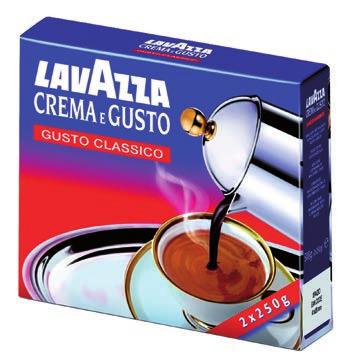 CAFFÈ LAVAZZA Crema e Gusto 2x250 g 3,89 7,78