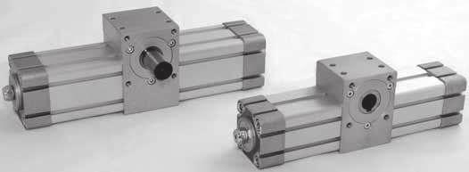 cilindri rotanti rotary cylinders Grande affidabilità e lunga durata High reliability and long life time Versione magnetica standard Standard magnetic version Sensori magnetici standard (pag.