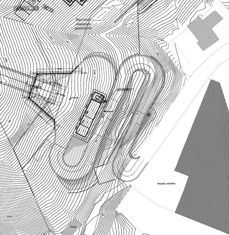 301-00-D-CV-RG-GN00-0X-004_G00.DOC 146 di 153 10.2.1.3 ccesso finestra Polcevera Sull accesso alla finestra è prevista un area di stazionamento e manovra dei mezzi di soccorso di superficie di circa