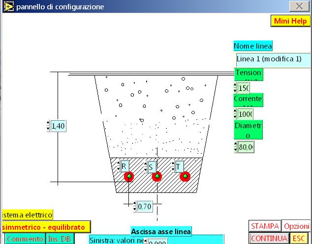 gli stessi fossero posati in piano ed opportunamente distanziati; tale schematizzazione è molto prossima al vero come si può constatare dalla sezione di seguito riportata relativa ad una buca giunti