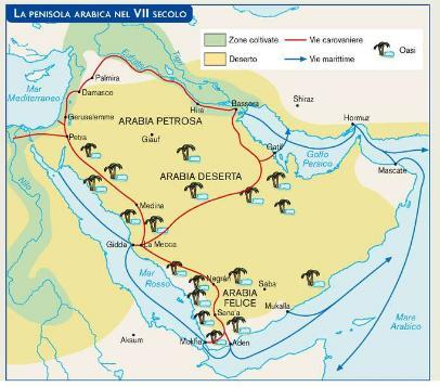 Arabia petrosa Nord Arabia deserta