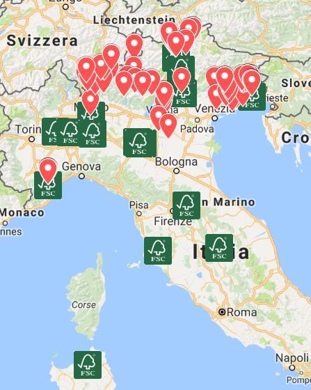 In Italia >65.000 ha Produzione di legname, ma soprattutto di Servizi Ecos.