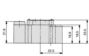 SYA000/5000/7000 SerieSYA000: attacchi su corpo Monostabile a 2 SYA120- C4, N(-F2) C6, N7