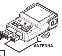 Installazione Modulo Wireless Posizionare il modulo nei pressi della centralina allarme all interno dell abitacolo utilizzando il velcro fornito nel kit o utilizzando eventuali punti di fissaggio già