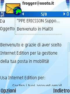 al momento della ricezione.