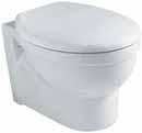 XCU 100/SOSP - kg. 21 Sedile termoindurente avvolgente per vaso cod. XCU 0 Wall-hung one-hole bidet 51 cm.