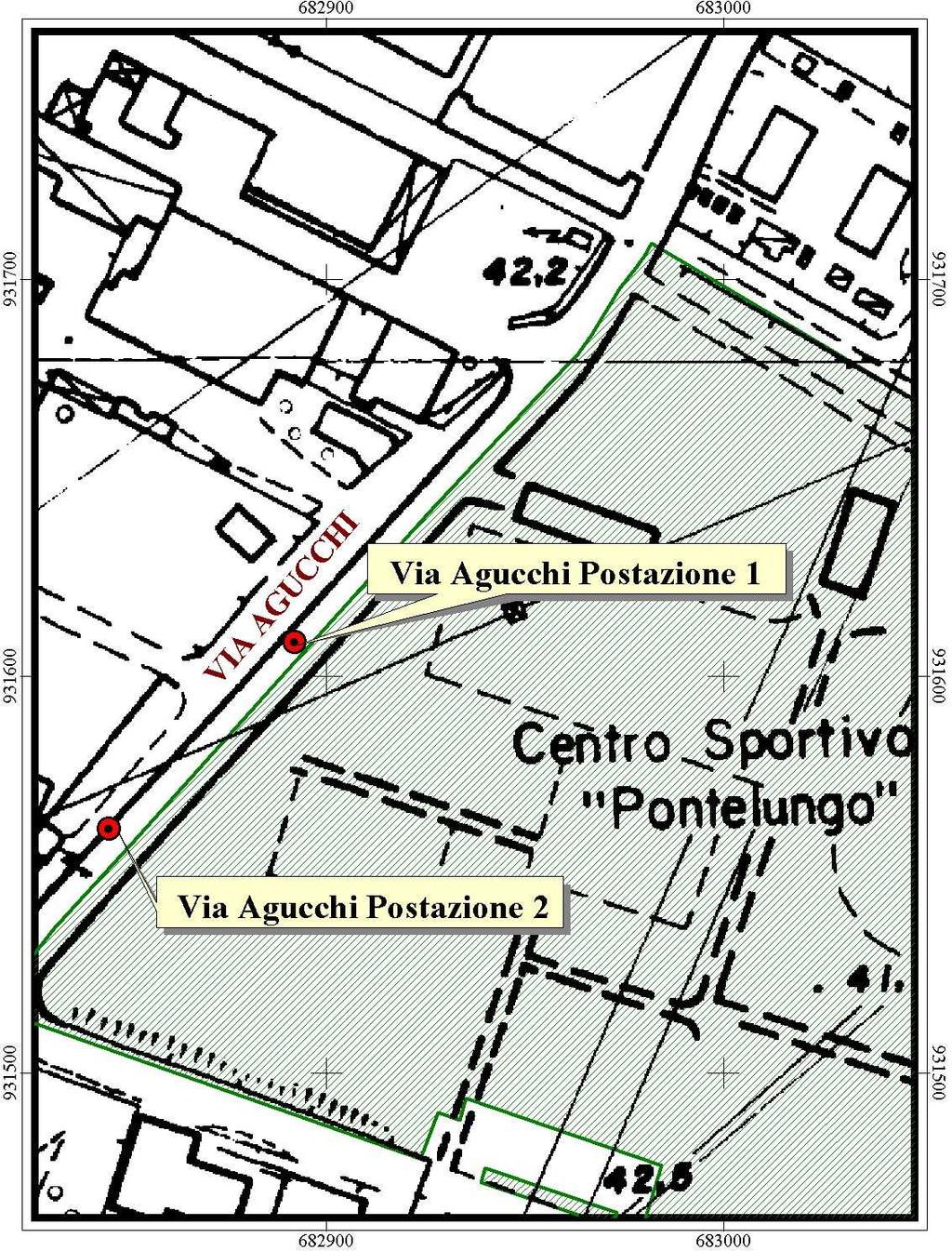 Periodi di monitoraggio Il monitoraggio degli inquinanti atmosferici è stato eseguito nel periodo Giugno-Luglio 2007, in particolare: 1) Via Agucchi, postazione centralina rilocabile dal 01/06/07 al