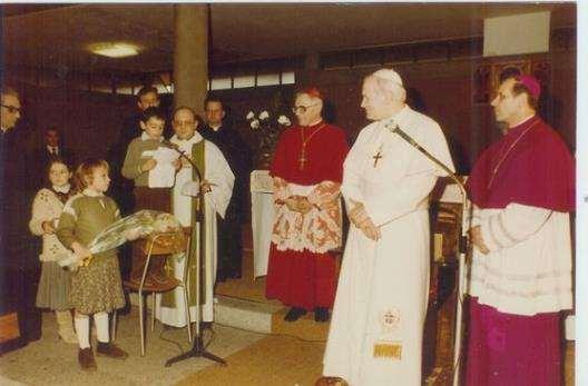 50 anni di storia -- Febbraio 1980 Visita del Papa Giovanni Paolo II Il 10 febbraio 1980 fu la data di uno fra gli avvenimenti più significativi nella storia della nostra