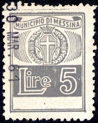 2 su C. 5 carminio 1961/< Carta bianca, liscia. Stampa mm.