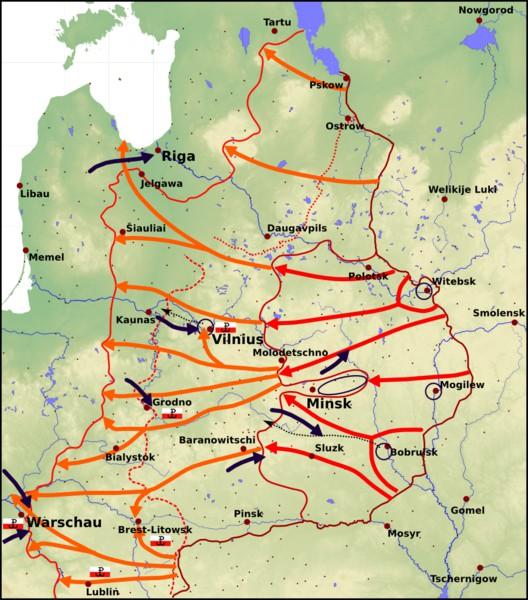 Liberazione della Polonia Operazione Bagration: offensiva armata rossa contro le forze tedesche 22 giugno 44 I carri