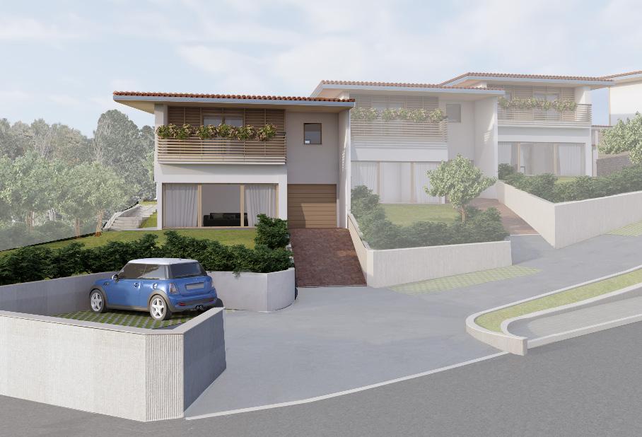 Villa 1 Il complesso di villette di Sant'Agnese parte da una progettazione accurata per la realizzazione di ville unifamiliari completamente indipendenti a zero costi condominiali.