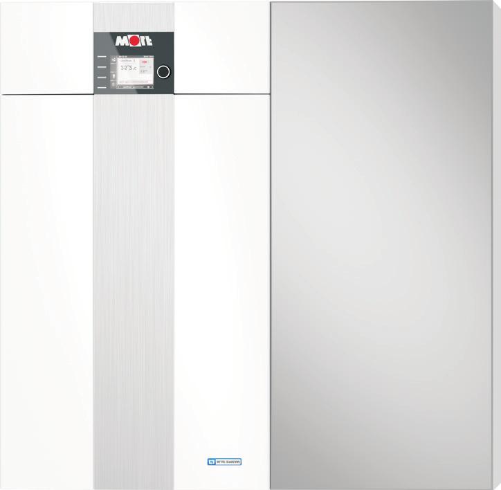 CGW-2-14/100L, -20/120L, -24/140L MODULO TERMICO A CONDENSAZIONE A GAS CON ACCUMULATO- RE A STRATIFICAZIONE AD ALTE PRESTAZIONI IN ACCIAIO INOX Modulo termico a condensazione a gas pensile composto