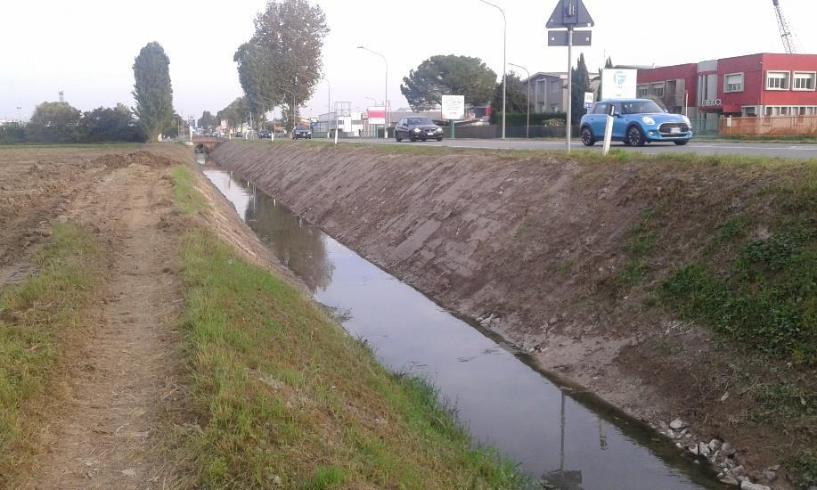 Dolfina a Rosà, sul canale Unico a Bassano del Grappa e sul canale Unico a Pozzoleone.