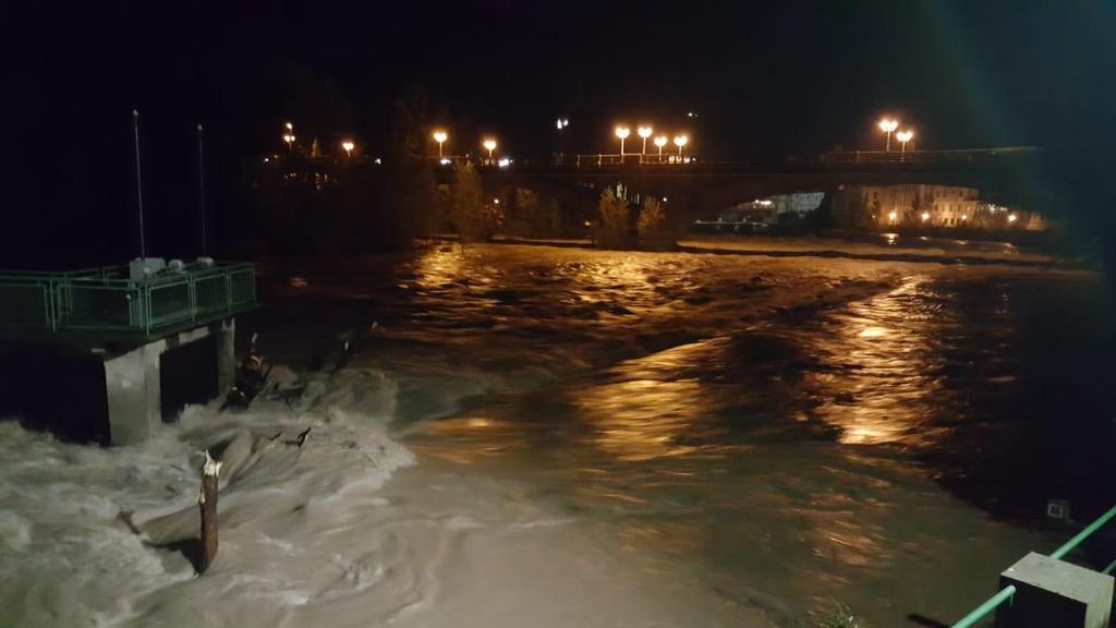 Piena di fine ottobre Scampato pericolo Il Brenta arrivato a valori limite L evento, puntualmente previsto dal Centro Funzionale Decentrato della Regione Veneto, è iniziato il sabato 27 ottobre 2018