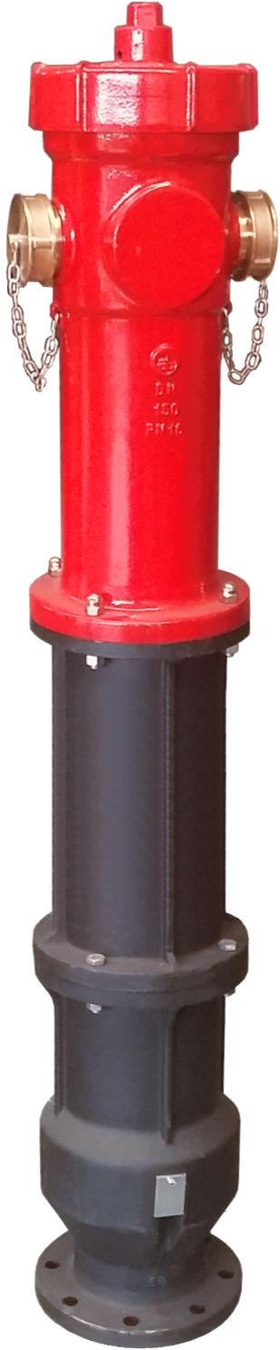 type C - 2 or 3 outlets depth 985 mm (DN 150) UNI EN 14384