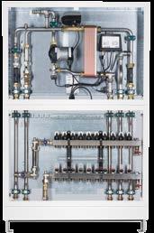 Circuito di riscaldamento: linea di ritorno TE 1 (dal modulo di acqua calda sanitaria e di riscaldamento) 2.