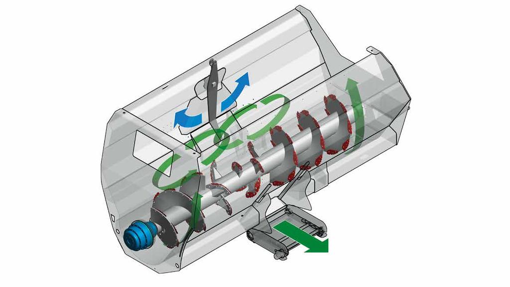 Rivestimenti in Inox e fondi in Hardox opzionali TECNOLOGIA MONOFEEDER Una sintesi perfetta di innovazione.