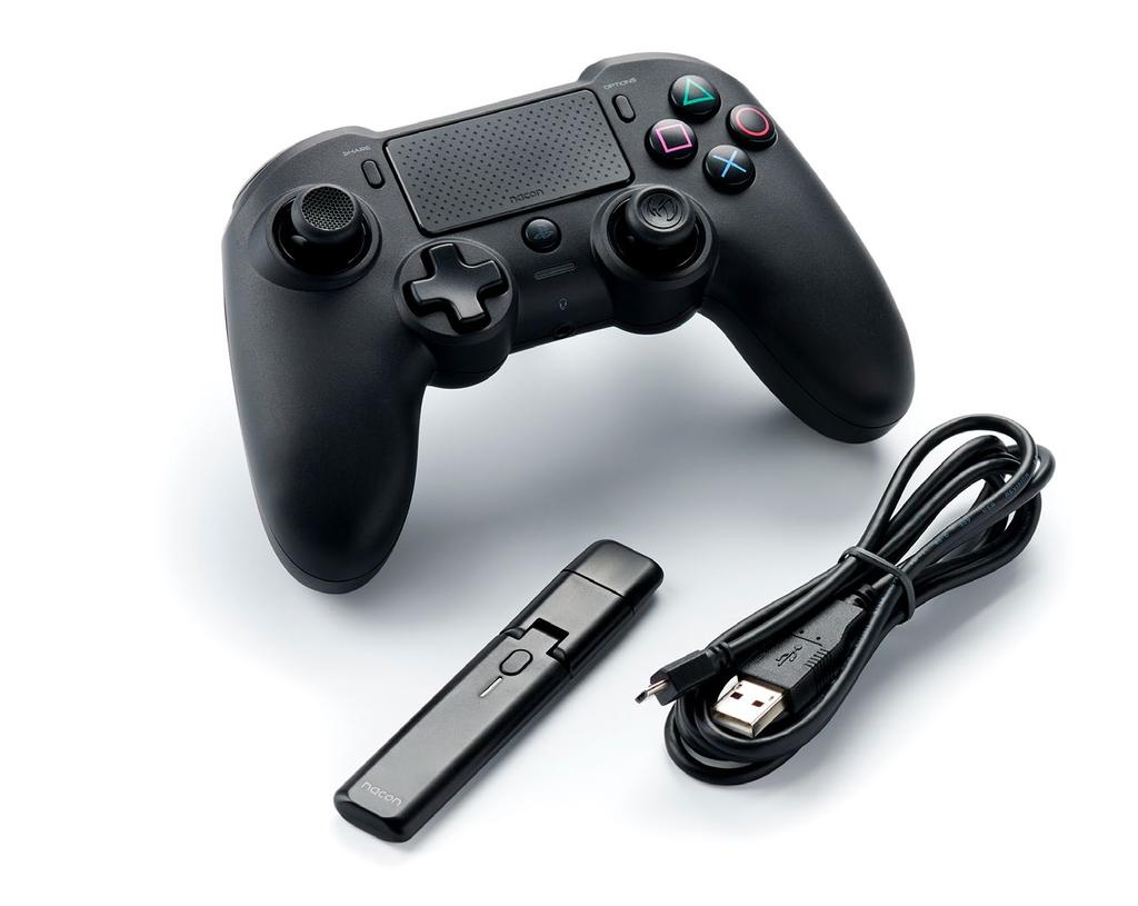 Grazie per aver acquistato il CONTROLLER WIRELESS ASIMMETRICO NACON per PS4. Questo prodotto è pensato per migliorare l'esperienza videoludica.