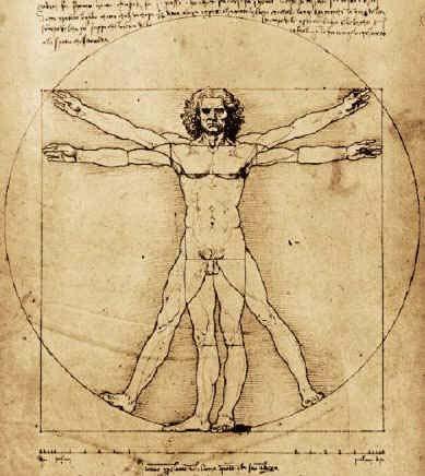 L uomo vitruviano secondo Leonardo Anamnesi Anatomia / Anatomia patologica Diagnosi Prognosi 1. Documentazione esistente 2. Ispezioni 3. Saggi 4.