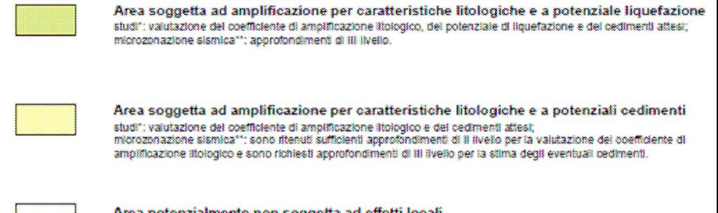 soggette ad amplificazione per