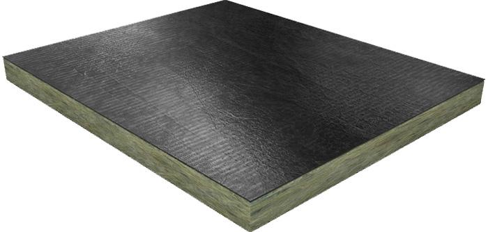 Pannelli in lana di roccia con bitume per coperture Solida G15-B pannello rigido per copertura Euroclasse F sp. 40-160 50 KPa λ D 0,040 W/mK d.