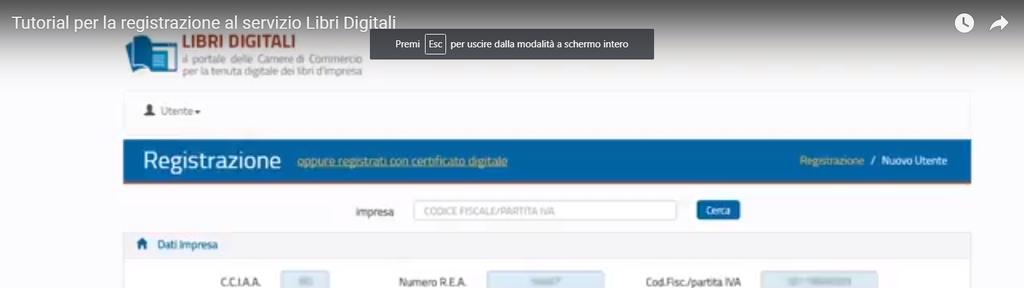 Iva o Codice fiscale si aprirà la seguente