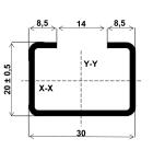 Profili di ancoraggio e accessori Profili di ancoraggio Descrizione RPC: Acciao DX51D zincato a caldo. Tolleranze dimensionali secondo EN 14195. Superfici dello spessore zigrinate.