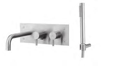 . senza set doccia without shower set AC 375,00 R40 73 94 Ø43 19 Ø43 71 34 59 52 77 Ø25 95 95 70 122 3 225 294 28 325 R40 73  diverter cartridge stainless wall plate 325x122mm spout with