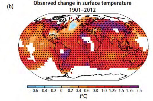 I cambiamenti delle temperature a livello globale VARIAZIONE