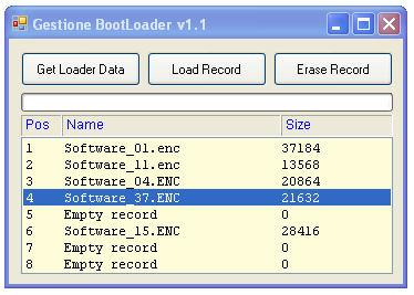 individuare il file da inserire nel. Vedi figura 4. USO 5.5 Cancellazione di un file fig.