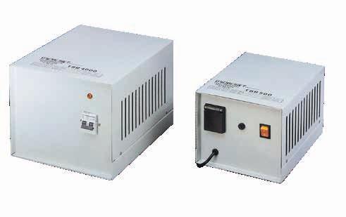 noise limiters TSR 4000 - TSR 8000 TSR 500 - TSR 1000 Efficienti e sicuri trasformatori ad alto isolamento con schermo elettrostatico filtro transitori.