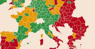 (Dato = 100 la media del PIL Regionale in Europa) Come siamo